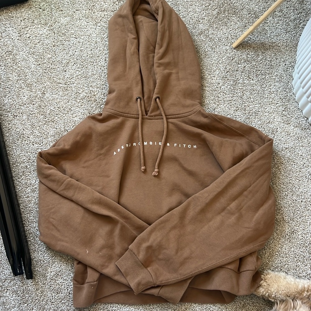 Abercrombie & Fitch Soft cropped hoodie